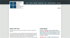 Desktop Screenshot of cornellsmith.com